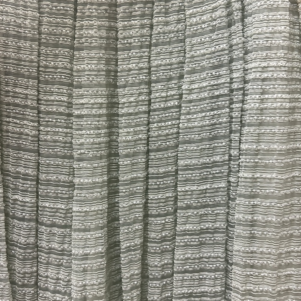 Carmen Marc Valvo beaded pleated long skirt - Picture 7 of 7